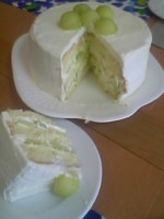 メロンたっぷりのケーキ!!